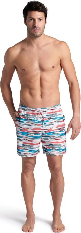 Shorce noti Arena Water Prints Beach Boxer për burra, masa M, me shumë ngjyra
