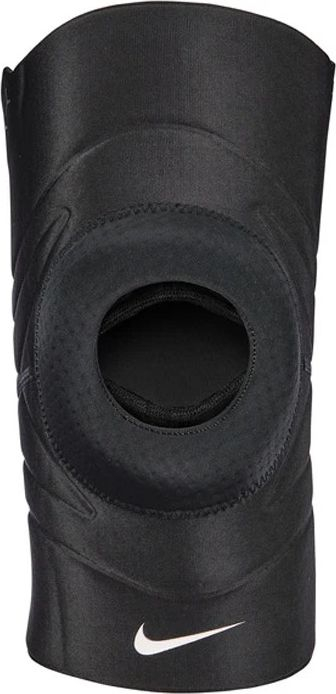Mbajtëse gjuri Nike Pro Open Patella Knee Sleeve 3.0 N1000675-010, kompresion i mesëm, Dri FIT, e zezë