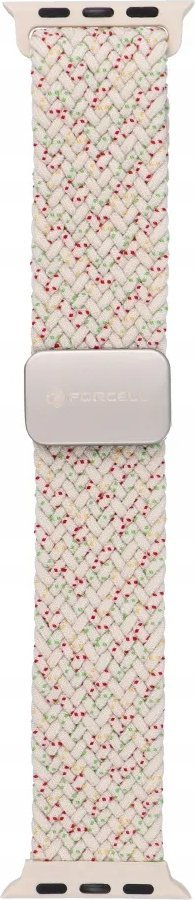 Rrip ore Forcell F-Design FA02, najlon magnetik, për Apple Watch 42-49mm, stellar