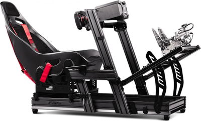Гејминг седиште со волан и педали Next Level Racing Kokpit F-GT Elite Wheel Plate Edition