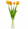 Buqetë lulesh artificiale Saska Gift &amp; Decor Peony Tulips, 5 tulipanë, 39 cm, portokalli