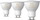 Llambë smart Philips Hue White Ambiance GU10, 5.2W, Bluetooth Zigbee, e bardhë, set 3 copë