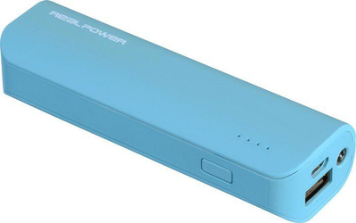 Powerbank Realpower PB-2600 2600 mAh, blu