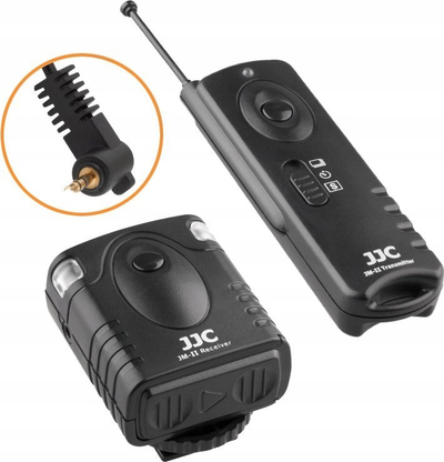 Telekomandë pa tel JJC JM-D II për Panasonic, shutter release, e zezë