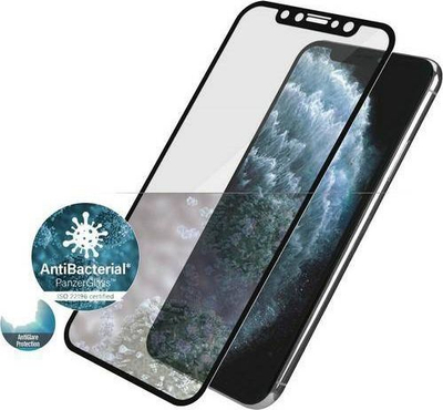 Xham mbrojtës PanzerGlass Edge-to-Edge Pro për iPhone X, Xs, 11 Pro, Anti-Glare, me kornizë të zezë