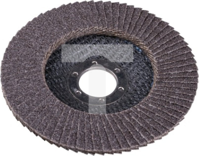 Disk brushe flap konveks 125mm P80, set 10 copë, në kuti plastike