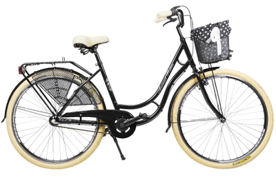 Biçikletë qyteti Azimut Holland Retro 28", 3 marshe, e zezë mat