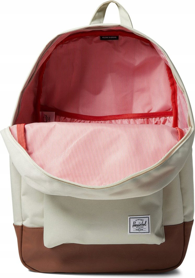 Çantë shpine Herschel Supply Co Heritage, 15", poliestër, e bezhë