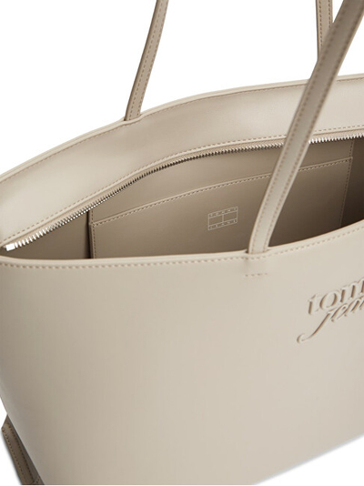 Çantë dore Tommy Jeans TJW Must Tote AW0AW18455, beige