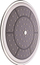 Kokë dushi tavanore Schütte Auxerre, rrethore 22 cm, me efekt shi, krom