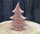 Stoli i Krishtlindjeve Saska Garden Saska Christmas, pemë porcelani 12.5 cm, ngjyrë e kuqe me perlë
