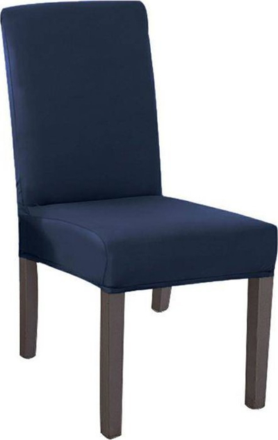 Mbulesë elastike karrigeje AG730A, material sintetik, universale, blu e errët