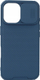Mbrojtëse telefoni Nillkin CamShield Pro, për iPhone 16, silikon edhe polikarbonat, blu