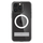Këllëf telefoni Spigen Ultra Hybrid S MagSafe për iPhone 15 Pro, me stand, transparent