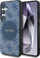 Kapak telefoni Guess 4G Round Patch Classic Logo MagSafe për Samsung Galaxy S25, blu