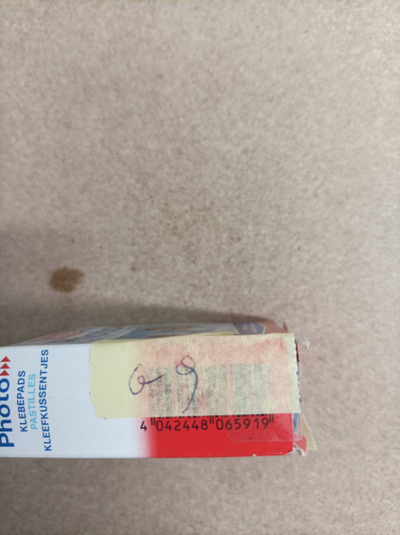 Самолепливи перничиња за фотографии Tesa 56611, 500 парчиња, двострани, без киселина