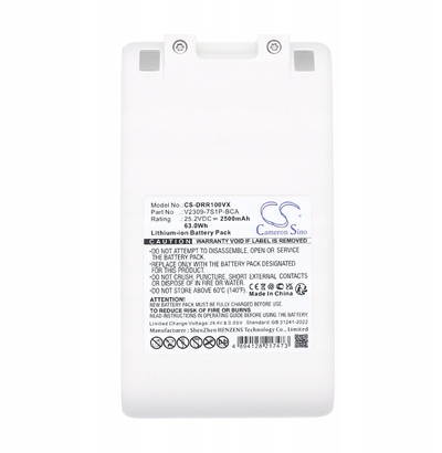 Bateri për fshesë me korrent Cameron Sino VAC-CS-DRR100VX, 25.2V, 2500mAh, e bardhë