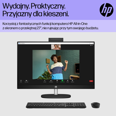 Kompjuter All in One HP 27 AiO 27-cr0224nw, Intel Core i5, 27" FHD, 16GB RAM, 512GB SSD, i bardhë
