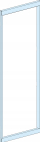 Kornizë mbuluese elektrike Schneider Electric PrismaSet LVS08576, IP30, 650x2000mm, gri