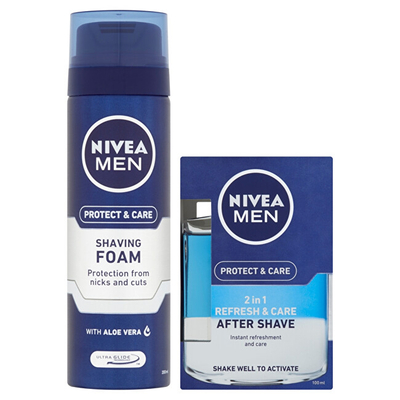 Set Nivea Skin Diver antiperspirant Black & White Invisible Fresh 150 ml + xhel dushi 250 ml + krem trupi 30 ml