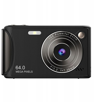 Дигитален фотоапарат Иксрек Q19, 50MP, 4K видео, 16x зум, црн