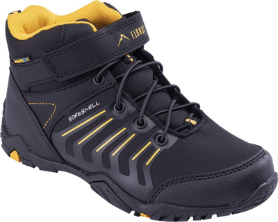 Këpucë trekking për kalamoj Elbrus Erimley Mid WP, softshell, kundra ujit, të zeza