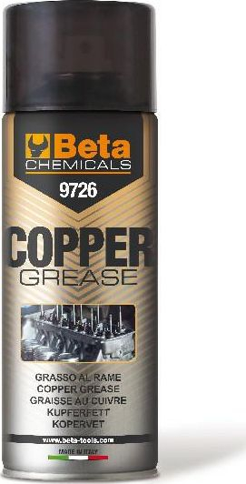 Lubrifikant me bakër BETA Copper Grease, spray 400 ml, për pjesë metalike