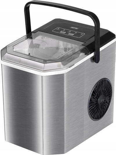 Prodhus akulli MPM MKD-04M, 12 kg në ditë, portativ, argjendtë
