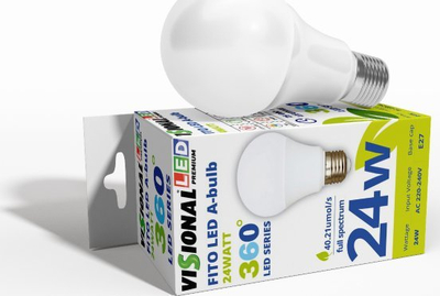 Llampë për bimë Komelon LED Phytolamp Bulb, 24W, bazë E27