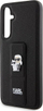 Kapak telefoni Karl Lagerfeld për Samsung Galaxy S23 FE, Saffiano Grip Stand, i zi