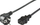 Kabllo rryme MicroConnect CEE 7/7 në C19, 1m, e zezë