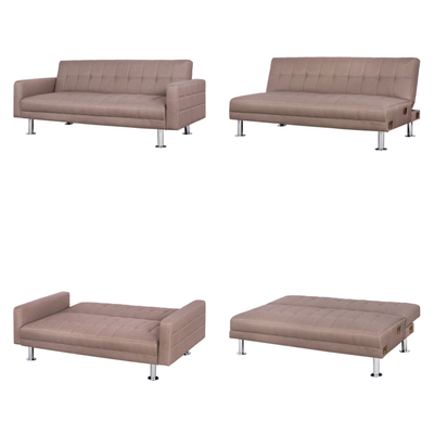 Divan këndor Holden HM3147.02, krevat, 265x151x78cm, beige