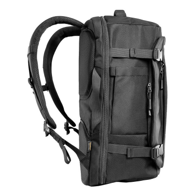 Çantë shpine udhëtimi Tomtoc Navigator T66, 40L, për laptop 17", e zezë