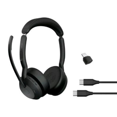 Kufje Jabra Evolve2 55 MS Stereo, USB C, ANC, të zeza