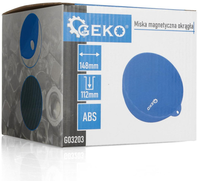 Tabakë magnetike Geko 148x112mm, plastike, blu