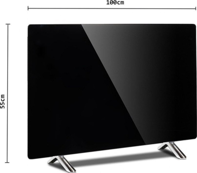 Ngrohës panel me rreze infra të kuqe Maclean MCE536, 600W, WiFi Tuya, i zi