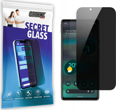 Mbrojtës ekrani GrizzGlass Matte SecretGlass për Google Pixel 6, xham qeramik, efekt privatësie