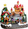 Figurë dekoruese Fééric Lights and Christmas Christmas Town Holidays Shtëpia e Babagjyshit, LED me ngjyra, me muzikë