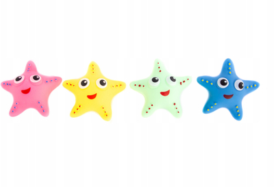 Lodër squishy MID Toys MIDEX 1389I, 11x15 cm, formë ylli, shumëngjyrëshe