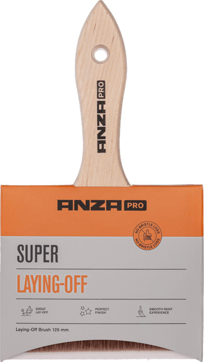 Furçë lyerje GCS Smoothing, 125 mm, me dorezë druri