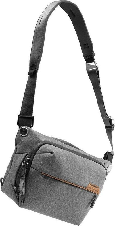 Çantë fotografike Peak Design Everyday Sling V2 6L, rezistente ndaj ujit, gri Ash