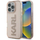 Футрола за телефон Karl Lagerfeld IML Rhinestones Logo Rowe за iPhone 16 Pro Max, TPU PC, проѕирна розова