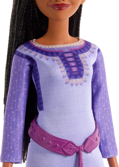 Kukull Mattel Disney Wish Asha of Rosas, Basic Doll, shumëngjyrëshe