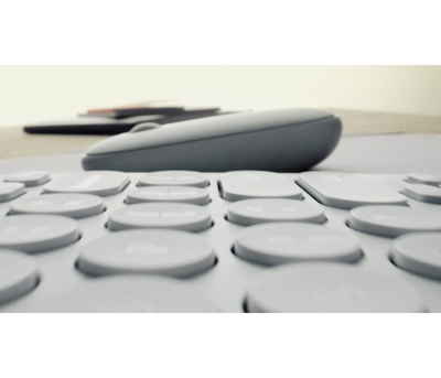 Mouse Logitech Pebble Mouse 2 M350s, Bluetooth, Silent Touch, gri