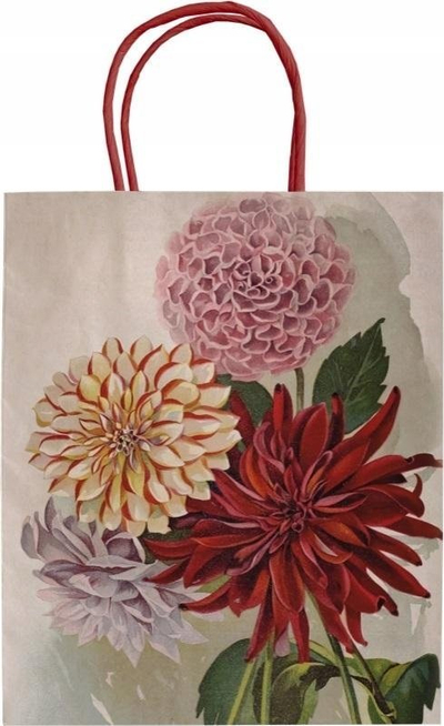 Qese dhurate Dahlia STBAG135 A5, letër ekologjike, 19 x 24 x 8 cm, shumëngjyrëshe