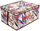 Kuti organizuese Vigar Floral Beauty Large, me kapak, me dorezë, shumëngjyrëshe