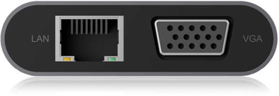 Docking station ICY BOX IB-DK4040-CPD USB-C me 2 dalje video