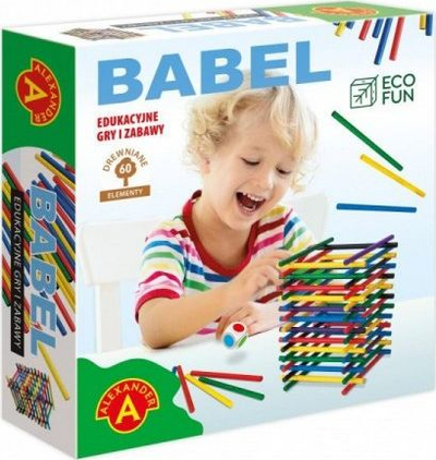 Loja edukative Alexander Babel Eco Fun, 60 copa druri, shumëngjyrëshe