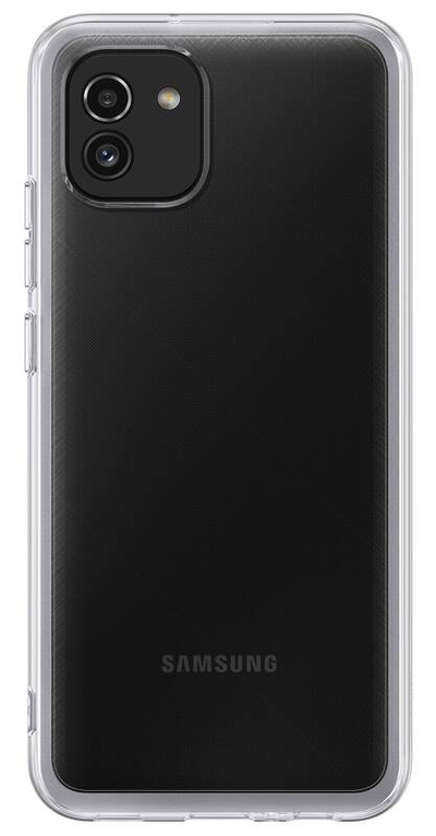 Mbështjellës për Samsung Galaxy A03, Transparent