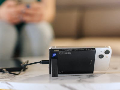 Powerbank Tracer AIRMAG1, 5000mAh, PD 20W, karikim wireless 15W